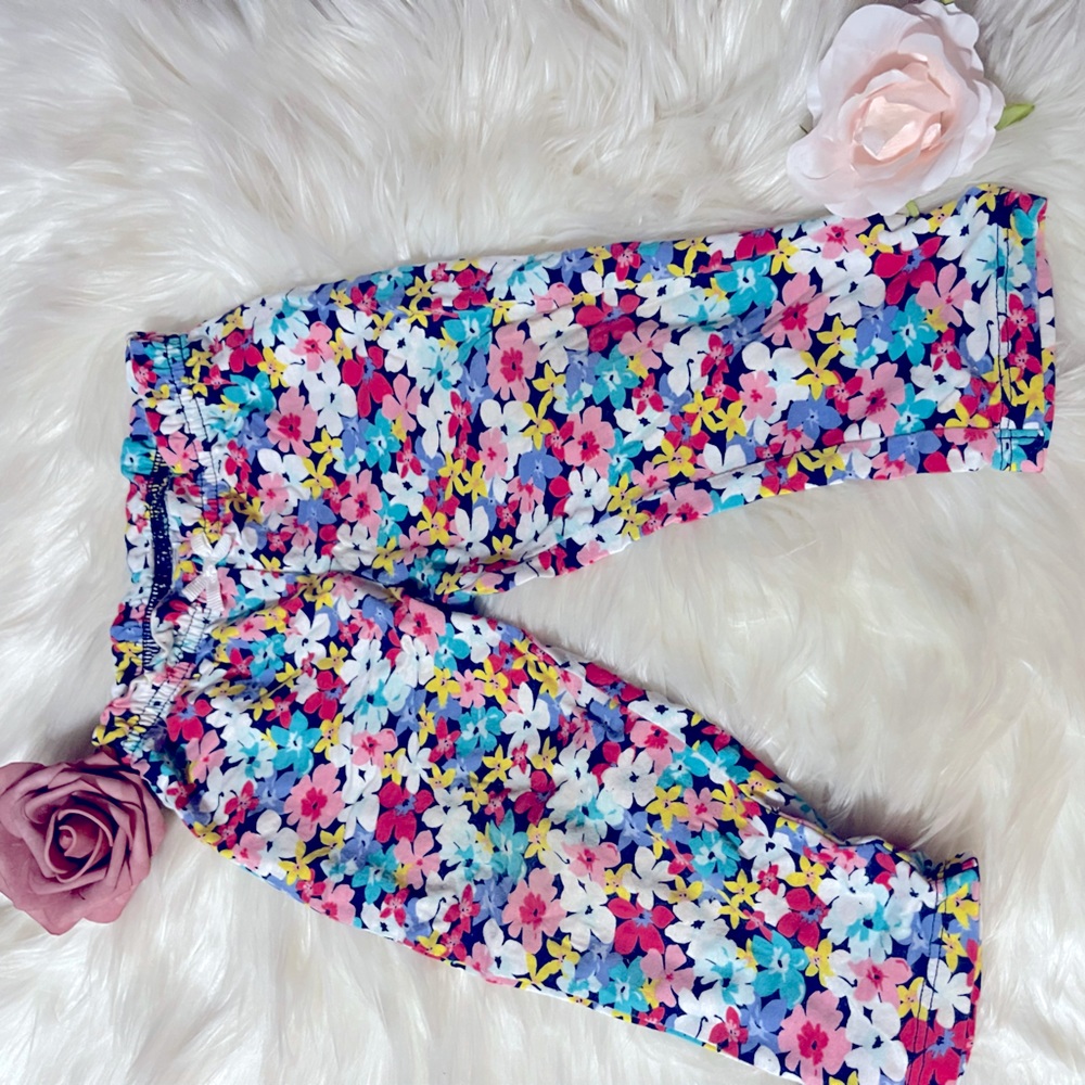 ✨Carters 12 Month Vibrant Wild Flower Pants New 🚫🏷️✨